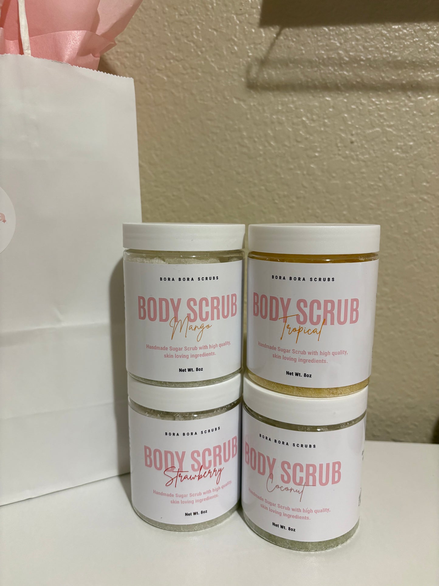 Whipped body scrubs